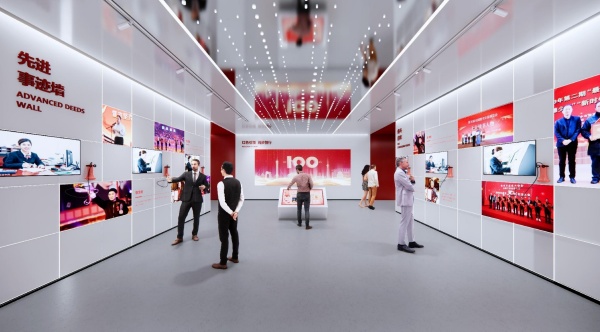 建设银行展厅设计