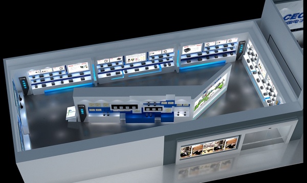 如何打造一个有设计感的数字化科技展厅,长城电子科技型展厅设计新分享！