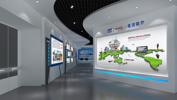 如何打造一个有设计感的数字化科技展厅,长城电子科技型展厅设计新分享！