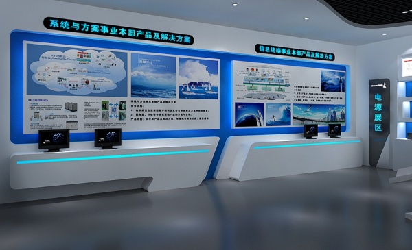 如何打造一个有设计感的数字化科技展厅,长城电子科技型展厅设计新分享！