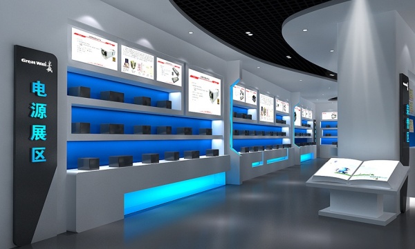 如何打造一个有设计感的数字化科技展厅,长城电子科技型展厅设计新分享！