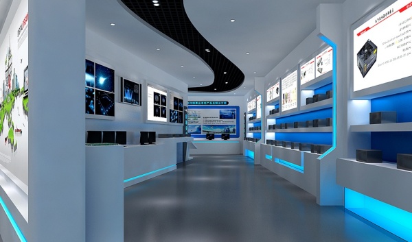 如何打造一个有设计感的数字化科技展厅,长城电子科技型展厅设计新分享！