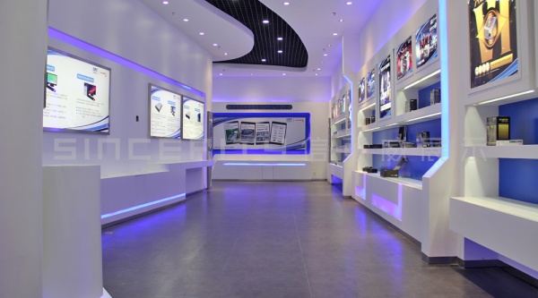 如何打造一个有设计感的数字化科技展厅,长城电子科技型展厅设计新分享！