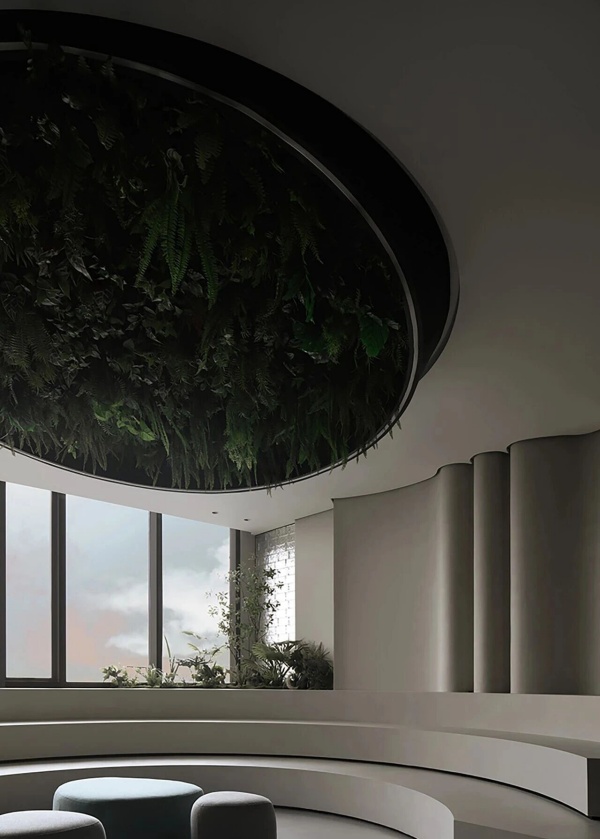 极简艺术风企业展厅设计