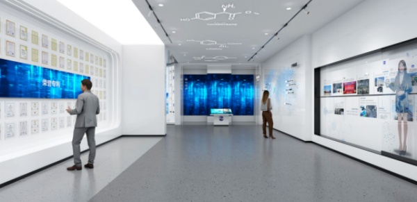 新天地药业展厅设计以医药之芯，筑就中国之兴