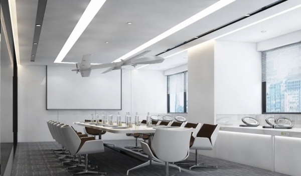 450m²无人机科技展厅设计，你敢这样玩线条吗？