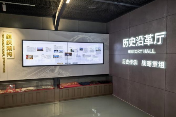 中铁上海工程局企业文化展厅设计