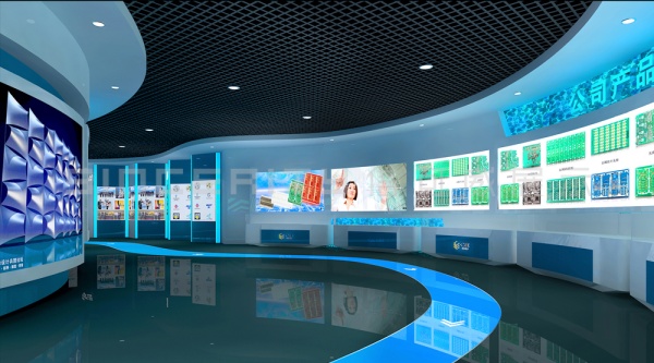 中京电子企业展厅设计，科技赋能，沉浸式体验，这样的科技展厅设计，让品牌实力“眼见为实”！