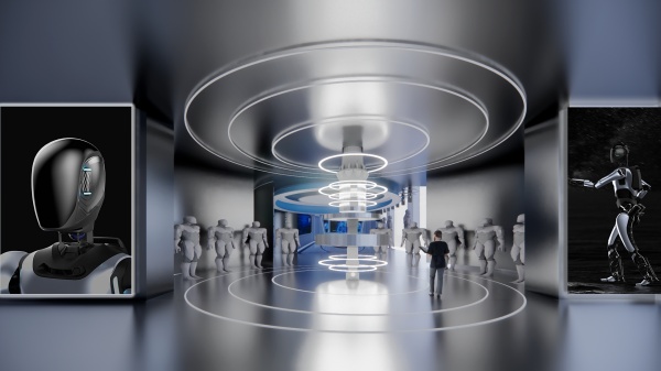 AI智能机器人企业展厅设计