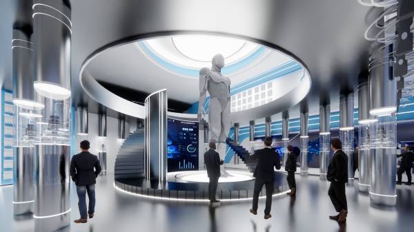 AI智能机器人企业展厅设计