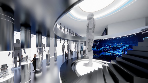 AI智能机器人企业展厅设计