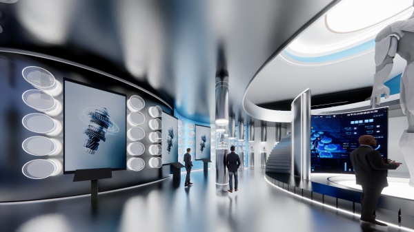 AI智能机器人企业展厅设计