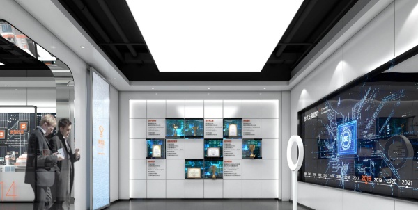 北大方正人工智能研究院企业展厅设计