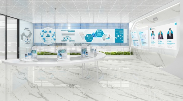 展厅效果图vs实景图！看深圳信可威深耕展厅设计施工一体化的硬核实力