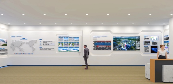 上海一企业展厅藏着“未来密码”