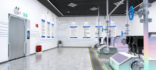 智泵润城泵业供水展厅设计