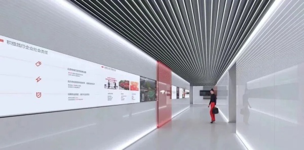 打造高级感红色展厅文化墙，需要注意的8个要点