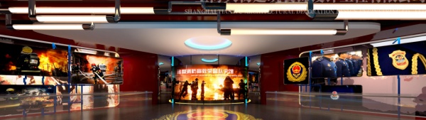 消防大队党建展厅设计