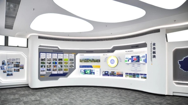 一个低空经济领域企业展厅的设计记录：把低空应用讲清楚的企业展厅